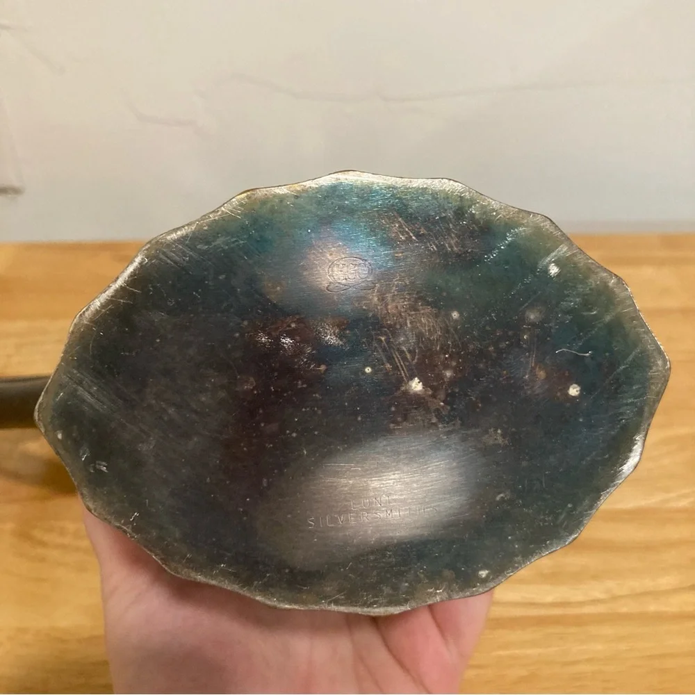 1960s Lunt Silver Plate Coffee Pot Mid Century Vintage - Picture 12 of 16